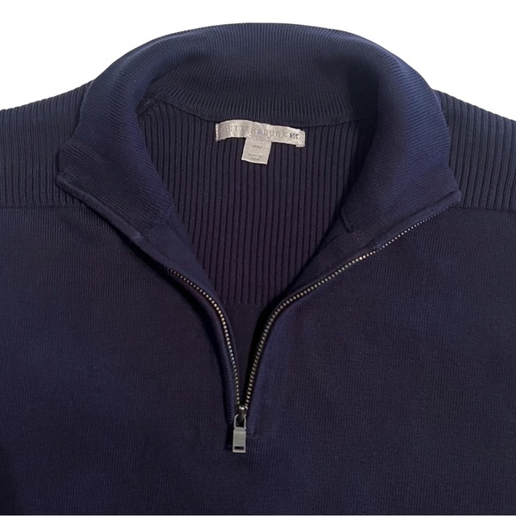 Cutter & Buck Quarter Zip Pullover Long Sleeve Sweater Navy Blue Medium MCS07544 - Picture 4 of 14